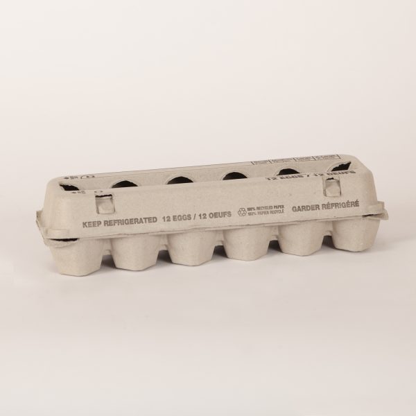 Open Top Fibre Generic Egg Carton