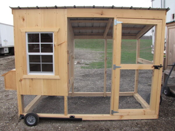 4X8 Portable, Walk-in, Chicken Coop - Image 11
